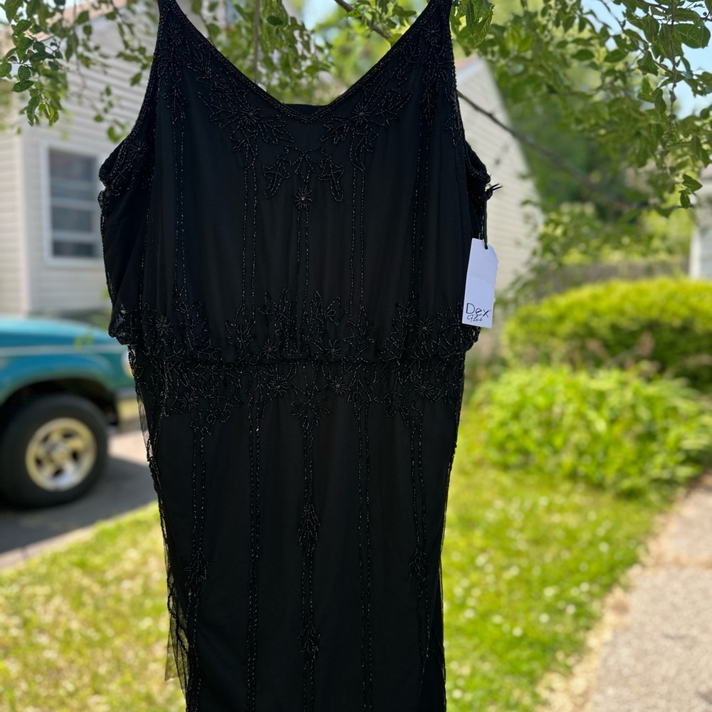 Dex Elegant Black Dress